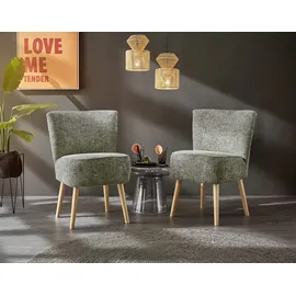 ed exciting design Cocktailsessel »Earl« Küchenstuhl, Küchensessel grau