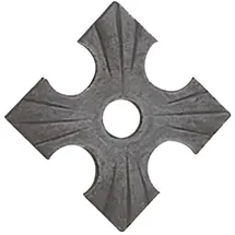 OEM Zierrosette 70x70x4 mm (Bohr-ø 13 mm)