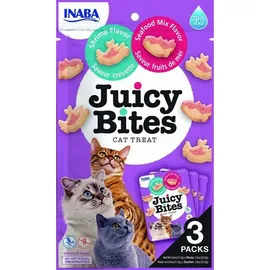 INABA Juicy Bites Shrimps und Meeresfrüchte 3 x 11,3 g