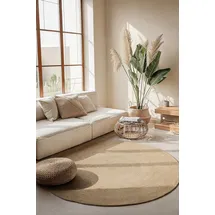 HANSE HOME Rangpur Juteteppich", beige (elfenbein), H:10mm Ø:200cm, Jute, Teppiche, Teppich, Handgewebt, 100% Jute, Natur, Wohnzimmer, Flur, Boho, Skandi