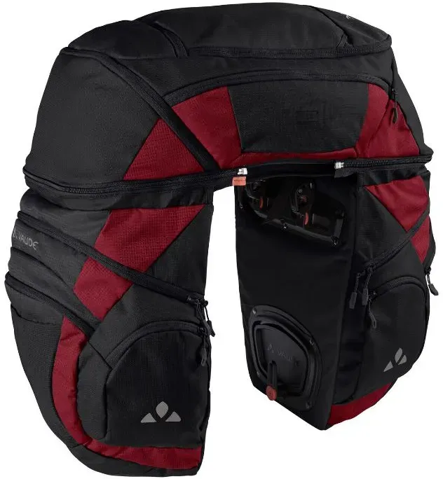 Vaude Karakorum Pro - Fahrradtasche - black/carmine