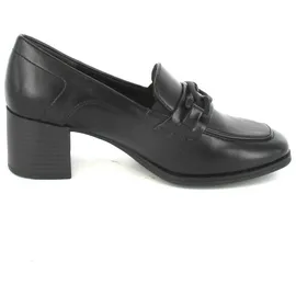 Jana Damen Trotteur mit Blockabsatz Vegan, Schwarz 39 EU