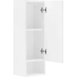 WELLTIME Hängeschrank "Ribera", weiß (weiß, weiß), B:25cm H:71cm T:20cm, MDF, Schränke, Hängeschrank