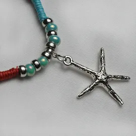 Steuer Maritime Modekette mehrfarbig / Metall