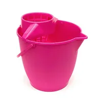 DanDiBo Ambiente Putzeimer 10l Rosa Pink Oval Eimer Wischeimer