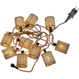 Newgarden LED Lichterkette Jute 8 m Weiß