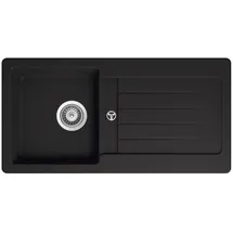 keenberk Victory S-vel schwarz Einbauspüle Handbetätigung 860 x 435 mm
