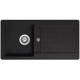 keenberk Victory S-vel schwarz Einbauspüle Handbetätigung 860 x 435 mm