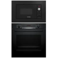 Bosch Einbau-Set Backofen Pyrolyse AutoPilot 10 + Mikrowelle 20