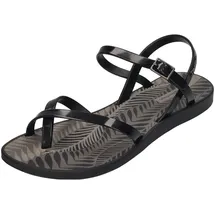 IPANEMA FASHION SANDAL VIII 82842 black grey, Größe:38 EU - 38 EU
