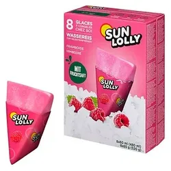 SUN LOLLY Wassereis Himbeere 8x 60,0  ml