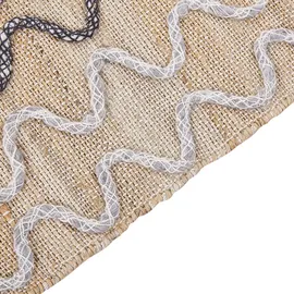 Beliani Teppich SOGUT Beige 140 x 200 cm Jute