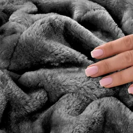 Happy Pet HAPPYPET Universal XL Liegemulde für Kratzbaum Ø 40cm, Große Schlafmulde, Stabiler Metallrahmen, 440g Plüsch, Ersatz-Liegemulde belastbar bis 15kg, Anthrazit