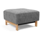 Innovation Living Polsterhocker 100% Polyester 65 x 40 x 65 cm Grau