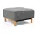 Innovation Living Polsterhocker 100% Polyester 65 x 40 x 65 cm Grau