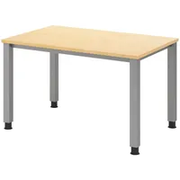 Bümö Schreibtisch Ahorn, Nachbildung,Ahorn, Rechteckig, 120x74x80 cm, FSC Mix,