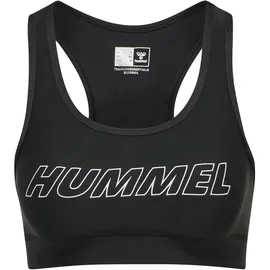 hummel T-Shirt hmlTE Tola Sport-bh black/driftwood S