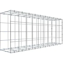 Gabiona C-Ring-Gabione-Anbaukorb Typ 2 40 x 100 x 20 cm Maschenw 10 x 10 cm