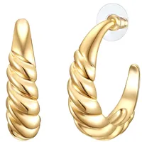 Lulu & Jane Creolen AV175 gelbgold 30,8