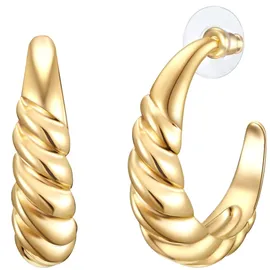 Lulu & Jane Creolen AV175 gelbgold 30,8