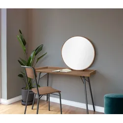 Schminktisch ANDAS, braun (nuss), B:115cm H:78cm T:52cm, Tische, besonderes Design