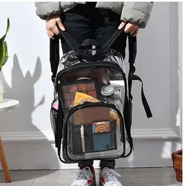 eulihent Durchsichtiger Rucksack Transparent