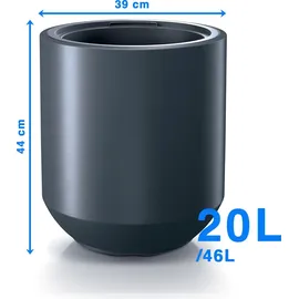 Prosperplast Heos 39 x 39 x 44 cm Anthrazit