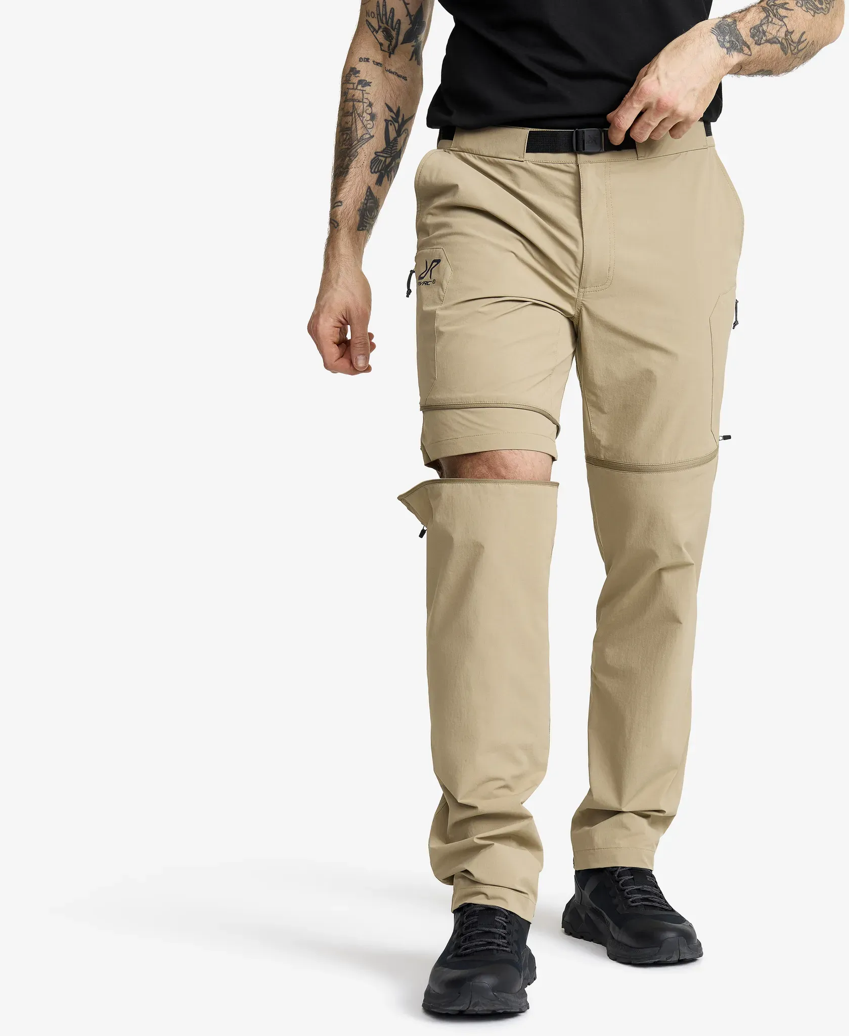 Elevate Hiking Zip-off Pants Herren Khaki, Größe:M - Hosen > Zip-off-hosen - Beige