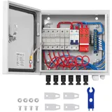 Vevor Solar PV Combiner Box 6 String 10A für Solar Panel System Stahl Fall IP65