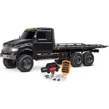 TRAXXAS TRX-6 Ultimate RC Hauler 6x6 schwarz 1/10 Truck RTR Brushed mit Windensystem & LED-Licht o Akku/Lader 88086