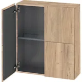 Duravit „L-Cube“ Halbhochschrank LC1167 700x243mm × eiche marmoriert
