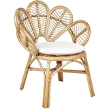 Sessel Natürlich Rattan Stapelbar Pfauenthron Boho Rustikal Für Outdoor Indoor Garten Terrasse Balkon Wohnzimmer Schlafzimmer Jugendzimmer