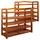 CASARIA Schuhregal 80 x 82 x 26 cm offen / braun
