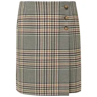 Comma, comma Kurzer Karo-Rock in Wickel-Optik - 40