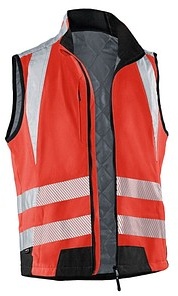 KÜBLER® unisex Warnweste REFLECTIQ rot Größe XL