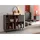 SalesFever Bücherregal 118 x 40 x 76 cm Walnuss/Grau