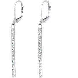 Elli Ohrringe Damen, Ohrhänger Stab mit 925 Sterling Silber