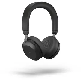 JABRA Evolve2 75 USB-A UC schwarz mit Ladestation