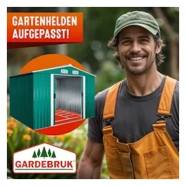 Gardebruk Metallgerätehaus 2,5 x 2 m grün
