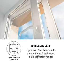 Klarstein Infrarotheizung mit Thermostat, 500W Elektroheizung, Smart Home Bild-Infrarotheizung zur Wandmontage, IR mit IoT/WiFi App-Control, Feucht... - Bunt