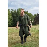 Leonardo Carbone Wikinger-Kostüm Wikinger Kurzarmtunika mit Bordüre "Richard" Grün XXL grün XXL | XXL