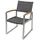 Garden Pleasure Ava Polyrattan Gartenstuhl 56 x 66 x 84 cm grau 2 St.