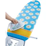 Wenko Maximex in Hellblau - (L)128 x (B)54 cm, Hitzereflektierende Bügeldecke mit Gegenbügeleffekt, Für schnelleres Bügeln, Baumwolldecke mit Blitzbügler-Zone, Öko-Tex Zertifiziert