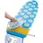Wenko Maximex in Hellblau - (L)128 x (B)54 cm, Hitzereflektierende Bügeldecke mit Gegenbügeleffekt, Für schnelleres Bügeln, Baumwolldecke mit Blitzbügler-Zone, Öko-Tex Zertifiziert