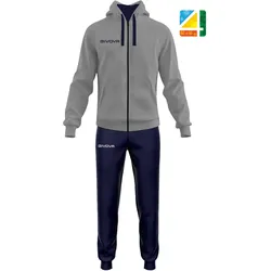 Trainingsanzug Givova King 4 Seasons grau|navyblau S