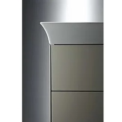 Duravit White Tulip Waschtisch-Unterschrank WT43510H3H3 68,4 x 45,8 cm, Taupe Hochglanz, wandhängend, 2 Schubkästen mit Griff