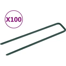 vidaXL Nägel für Kunstrasen 150 mm Grün