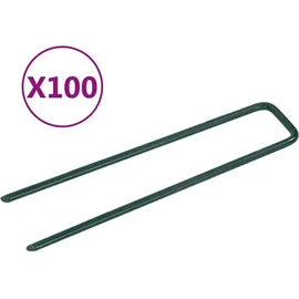 vidaXL Nägel für Kunstrasen 150 mm Grün