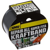 UHU Repair All Kraftband, Extra starkes Gewebeband zum Reparieren 10m x B) x 50mm