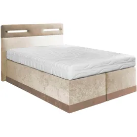 Westfalia Schlafkomfort Boxspringbett, beige